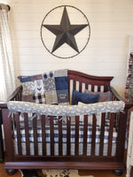 Boy Crib Bedding - Little Man Woodland Baby Bedding Collection - DBC Baby Bedding Co 