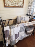 Neutral Crib Bedding - Arrow Woodland Collection - DBC Baby Bedding Co 