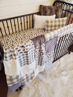 Neutral Crib Bedding - Farm Collection - DBC Baby Bedding Co 