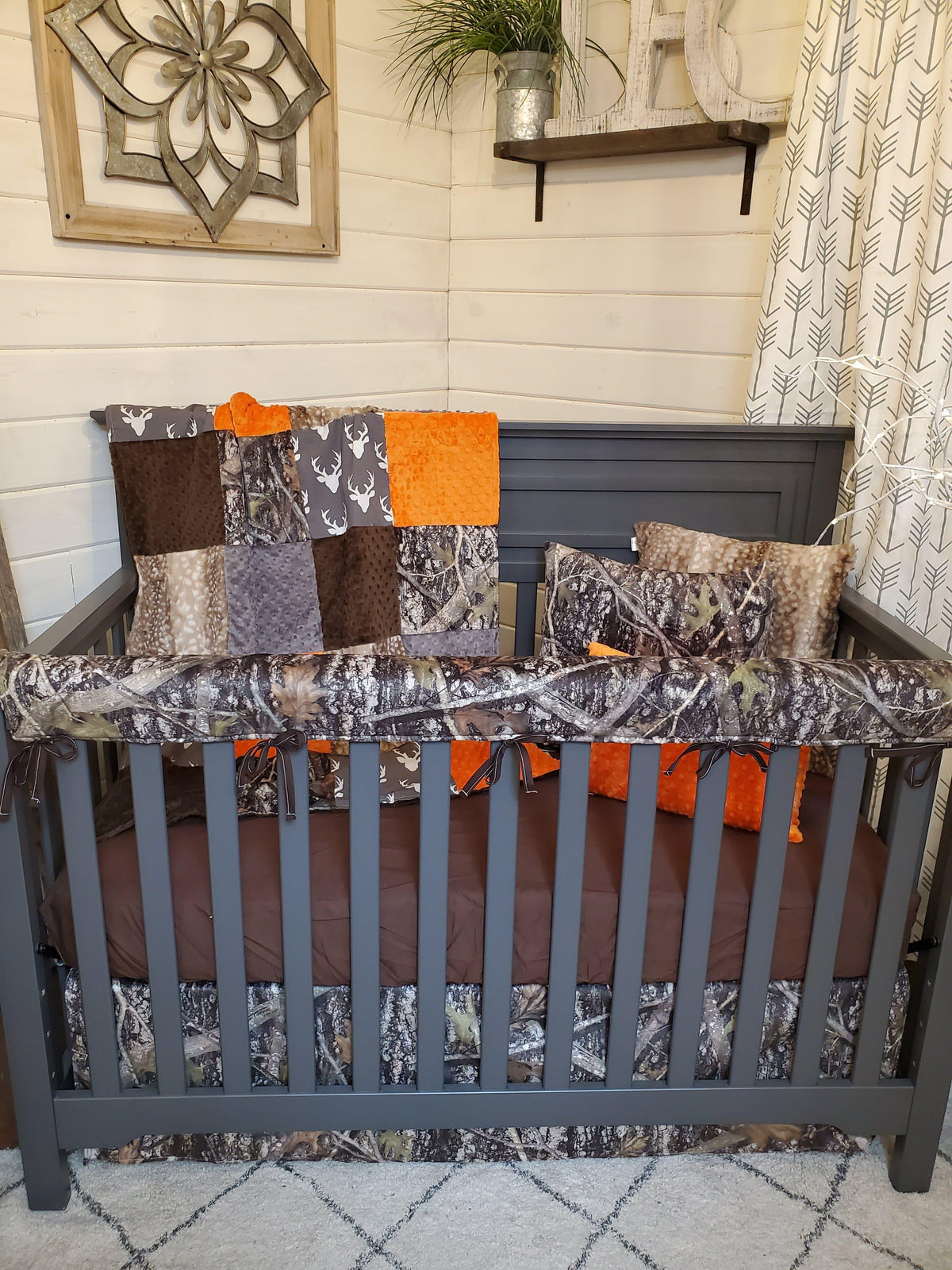 Boy Crib Bedding - Camo Woodland Collection - DBC Baby Bedding Co 