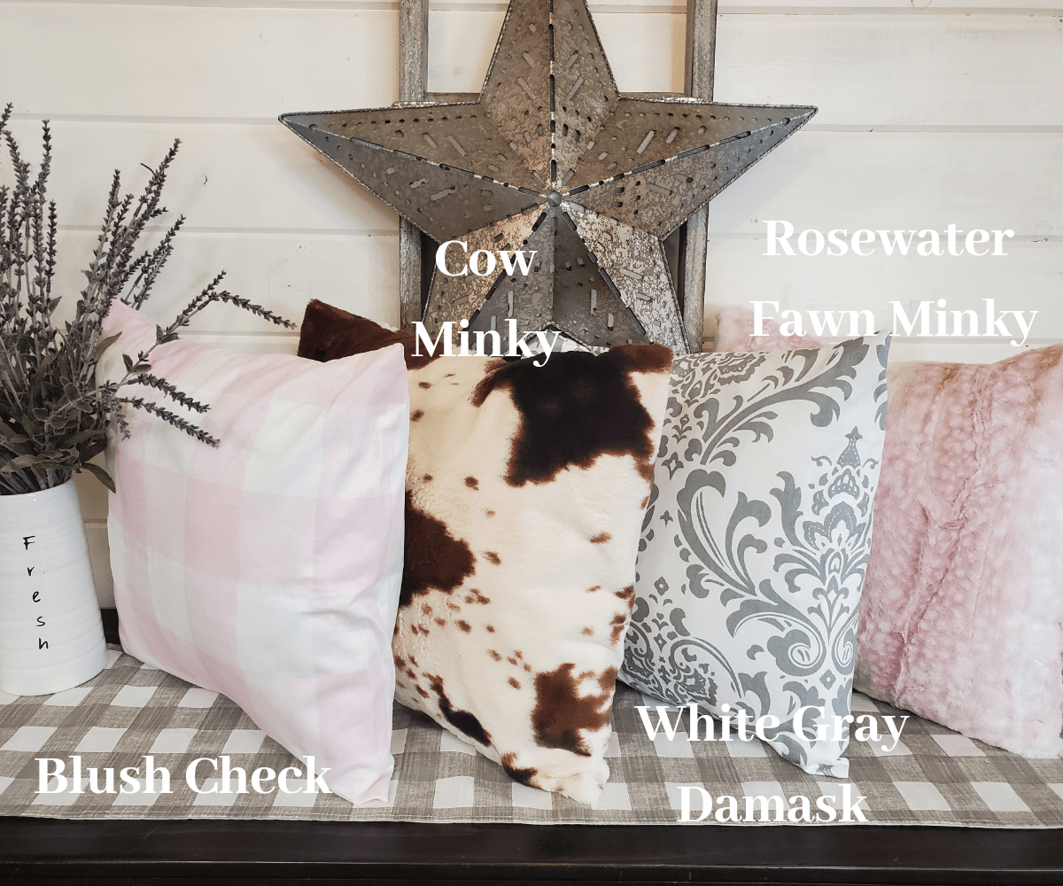 Decorative Pillow Cover - Romantic Farmhouse Style - DBC Baby Bedding Co 