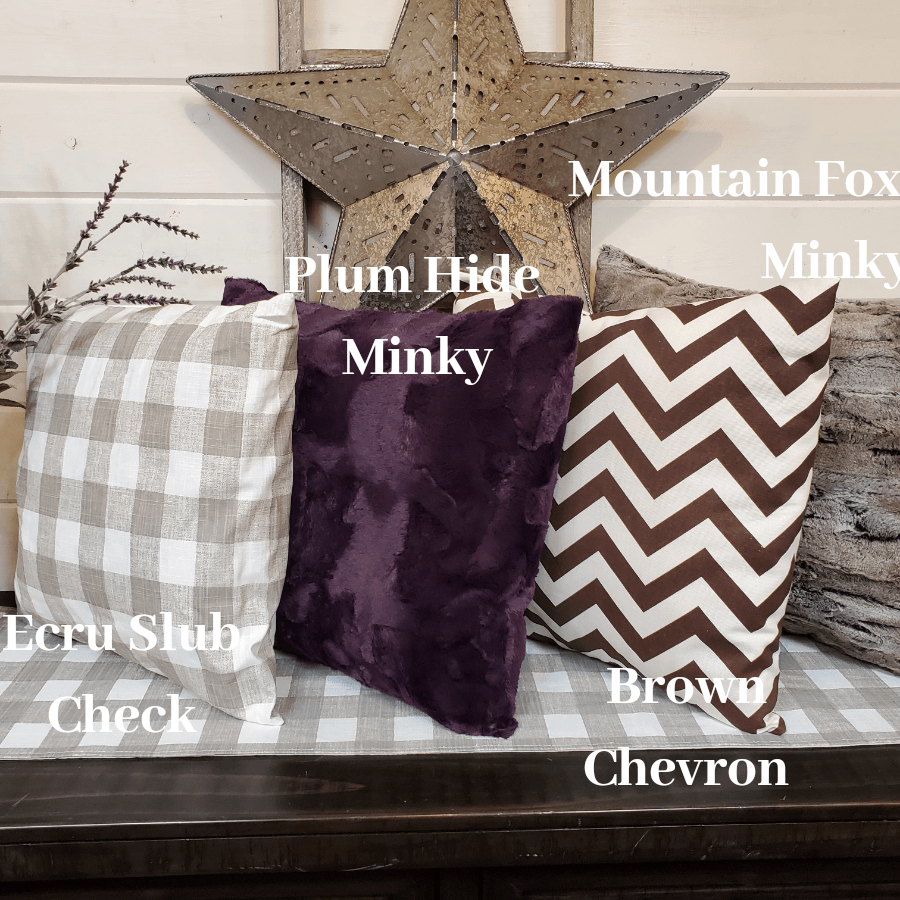 Decorative Pillow Cover - Warm Farmhouse Style - DBC Baby Bedding Co 