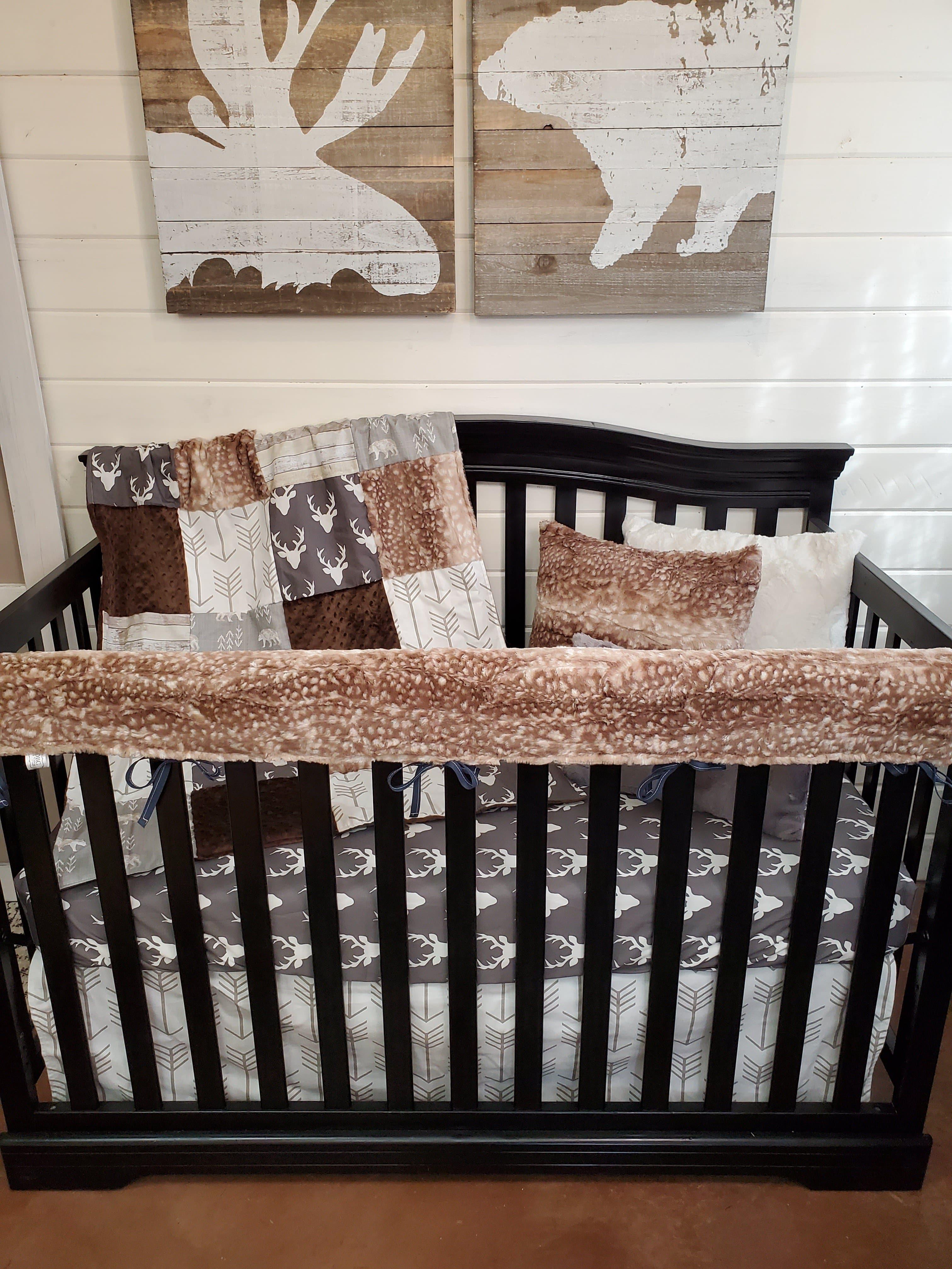 Rustic baby sales crib bedding