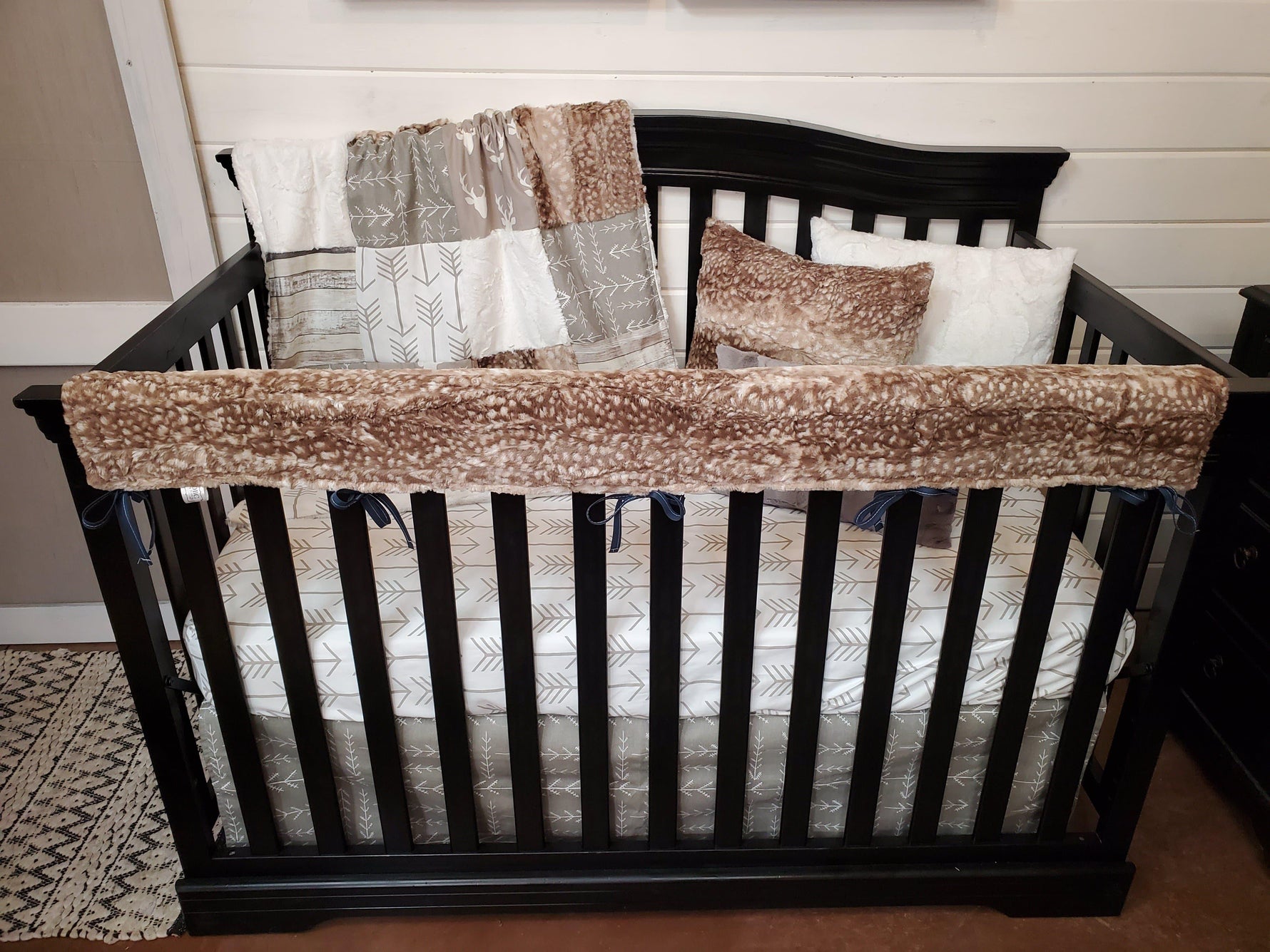 Neutral Crib Bedding- Buck and Woodland Collection - DBC Baby Bedding Co 