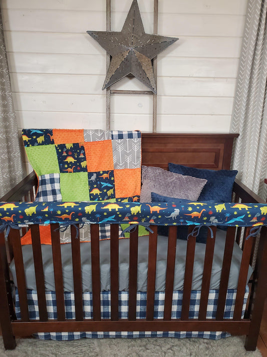 Boy Crib Bedding- Dinosaur Collection - DBC Baby Bedding Co 