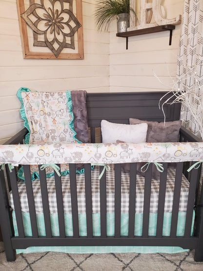 Ready Ship Neutral Crib Bedding- Farm Collection - DBC Baby Bedding Co 