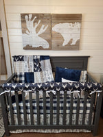 Ready Ship Boy Crib Bedding- Buck Woodland Collection - DBC Baby Bedding Co 