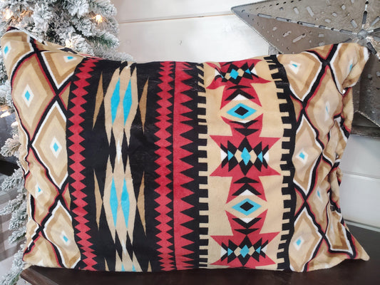 Pillowcase - Aztec minky - DBC Baby Bedding Co 