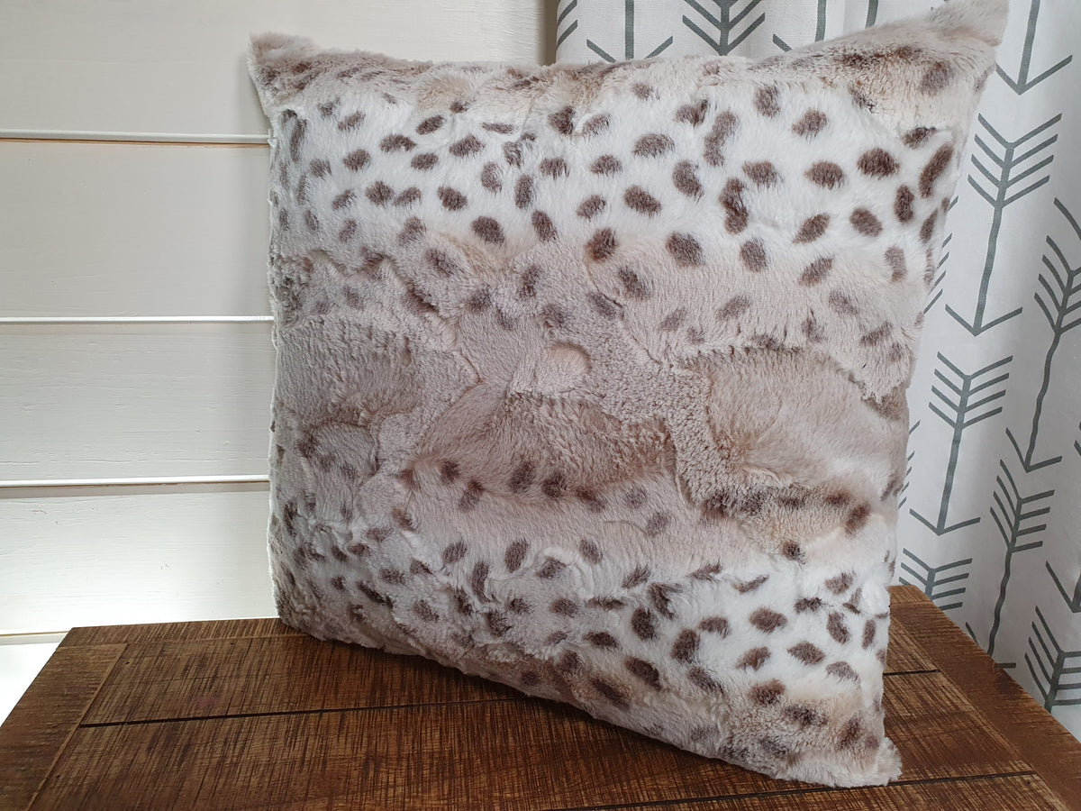 18&quot; Pillow Cover - Lynx Minky - DBC Baby Bedding Co 