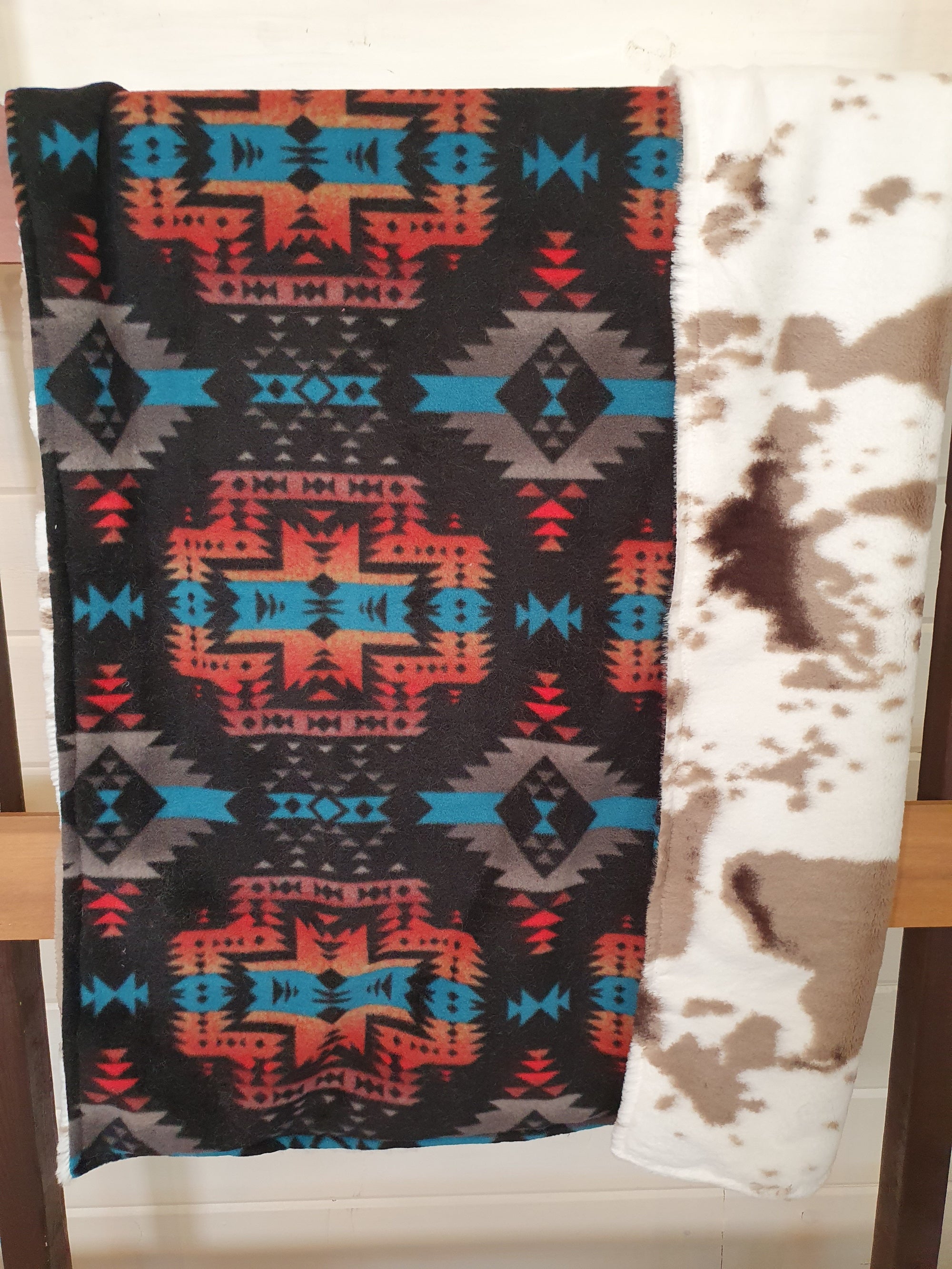 Stock blanket - Black Aztec - DBC Baby Bedding Co 