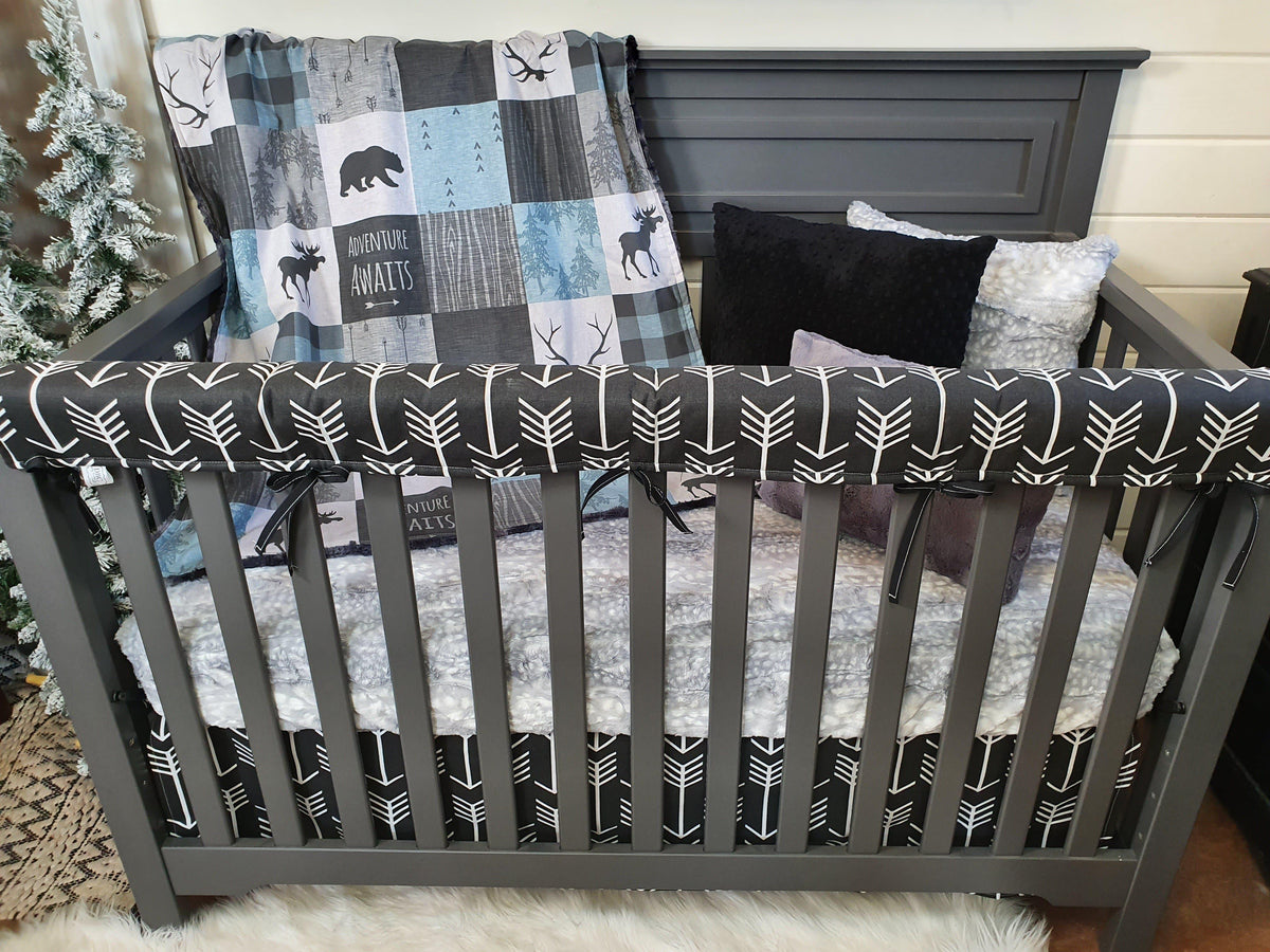 Stock Boy Crib Bedding- Adventure Awaits Collection - DBC Baby Bedding Co 