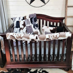 Boy Crib Bedding - Calf Minky and Cow Minky Western Baby Bedding Collection - DBC Baby Bedding Co 