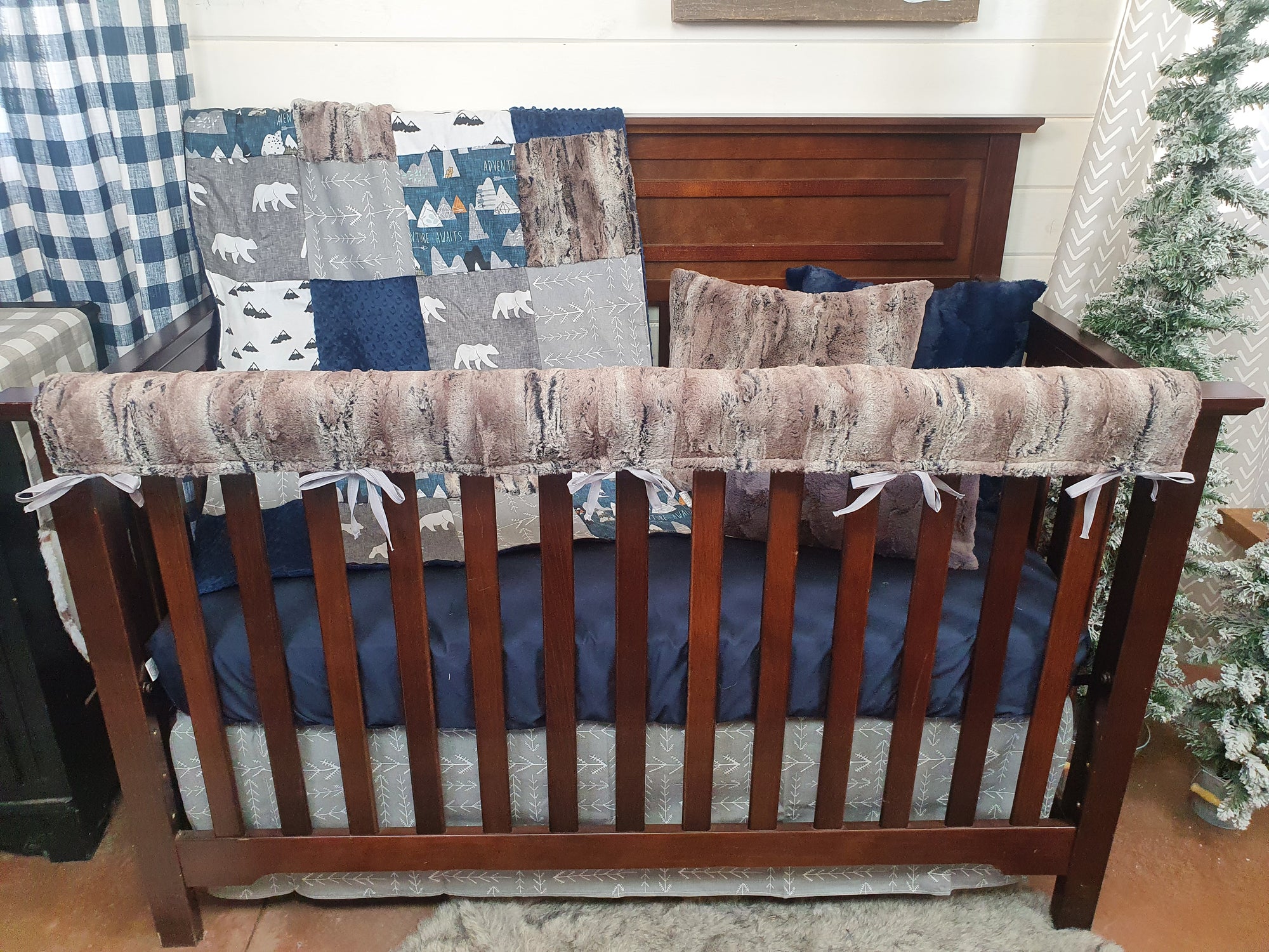 New Release Boy Crib Bedding - Bear Mountain Woodland Baby Bedding & Nursery Collection - DBC Baby Bedding Co 