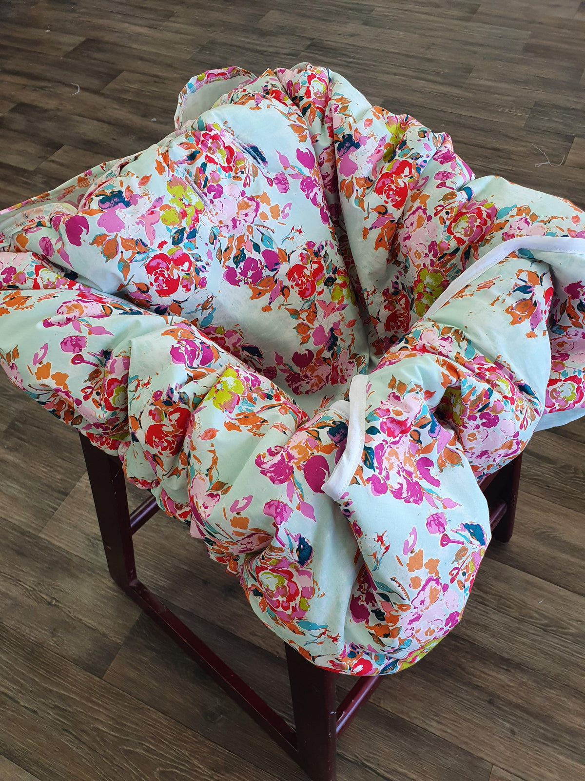 Cart Cover- Summer Floral Highchair/Cart Cover - DBC Baby Bedding Co 