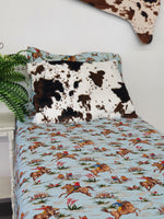 Twin, Full, or Queen Comforter - Barn Dandy Cowboy - DBC Baby Bedding Co 