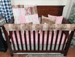 New Release Girl Crib Bedding - Summer Floral Nursery Collection - DBC Baby Bedding Co 