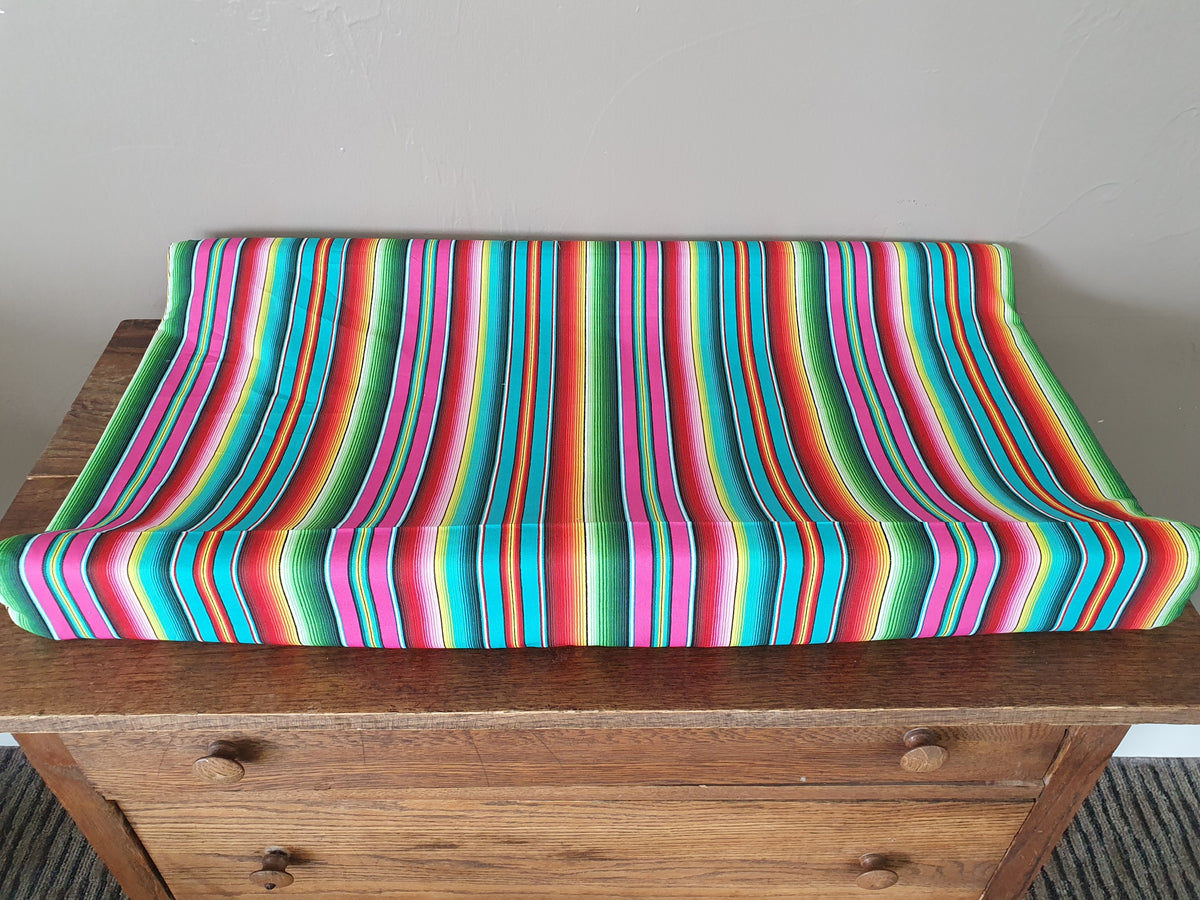 Changing Pad Cover - Serape in pink - DBC Baby Bedding Co 