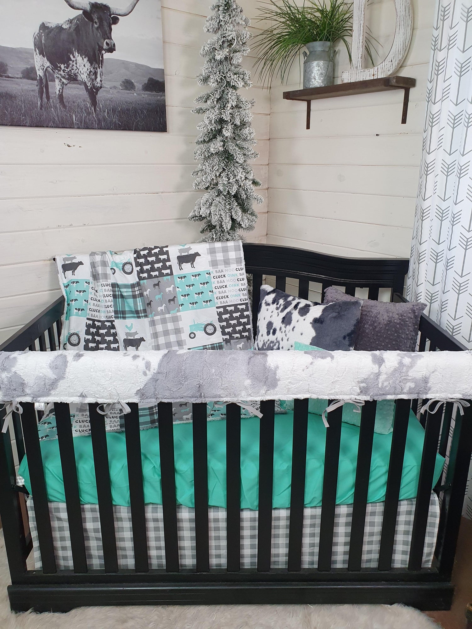 Labor Day 4PC Set Sale - Farm Life Collection - DBC Baby Bedding Co 