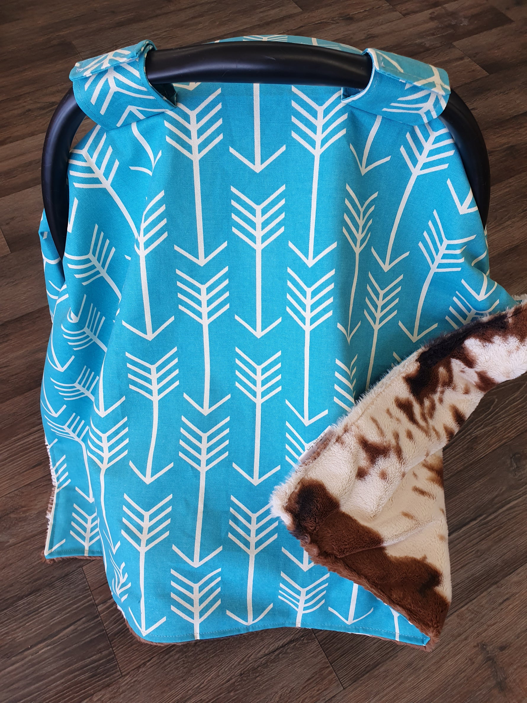 Boy Crib Bedding - Aztec and Teal Arrow Western Baby Bedding & Nursery Collection - DBC Baby Bedding Co 