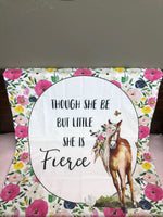 Custom Girl Crib Bedding  - Boho Horse Collection - DBC Baby Bedding Co 