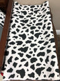 Changing Pad Cover - Cow Print Cotton in Black White - DBC Baby Bedding Co 