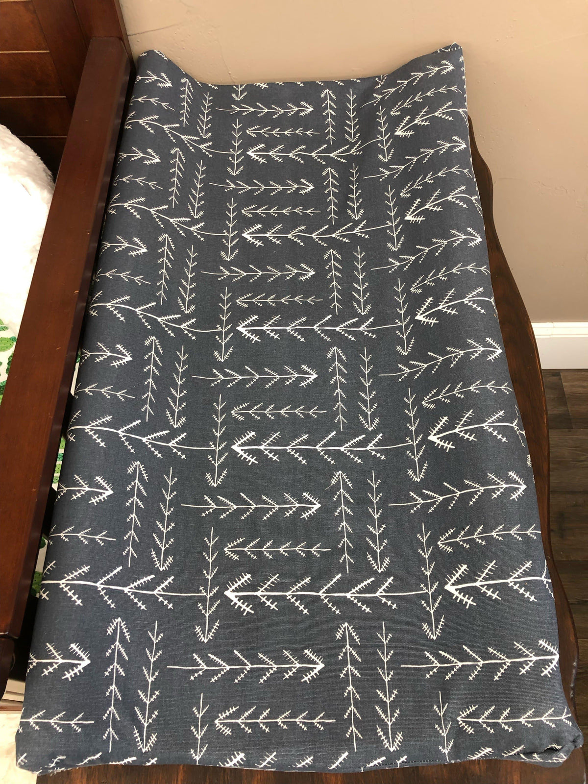 Changing pad cover- navy tribal arrow - DBC Baby Bedding Co 