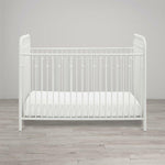 Standard Cribs - Metal Crib in White - DBC Baby Bedding Co 