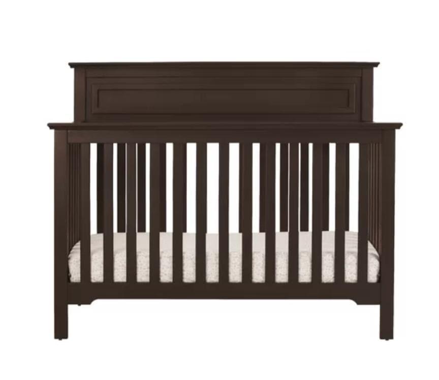 Standard Cribs - Autumn Style Crib in Espresso - DBC Baby Bedding Co 
