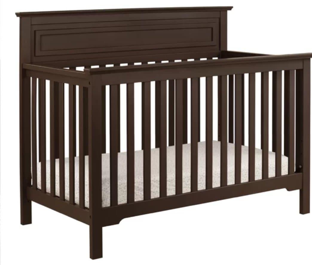 Standard Cribs - Autumn Style Crib in Espresso - DBC Baby Bedding Co 