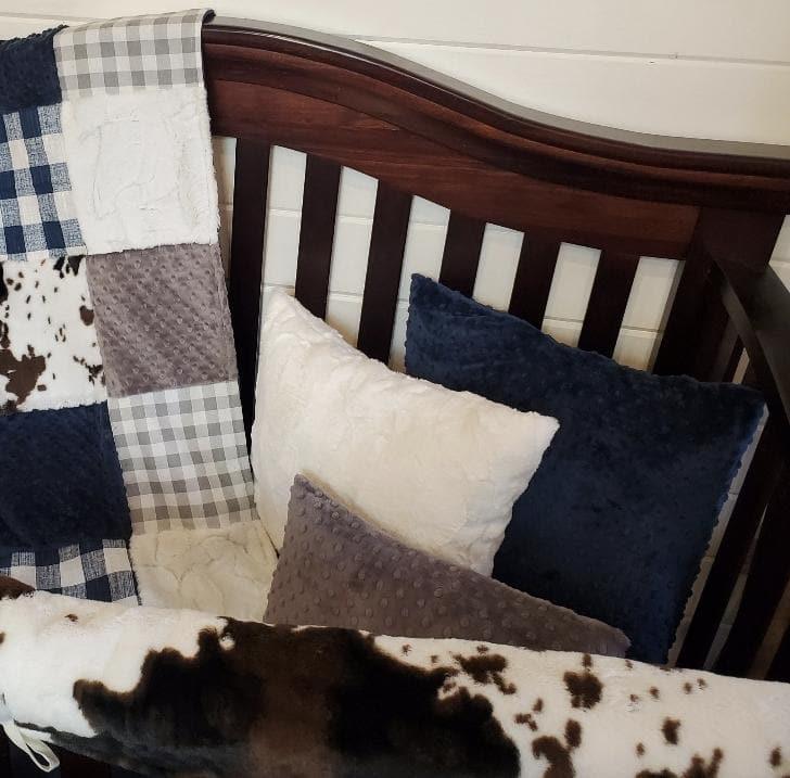 Decorative Minky Pillowcover - Farmhouse Collection - DBC Baby Bedding Co 