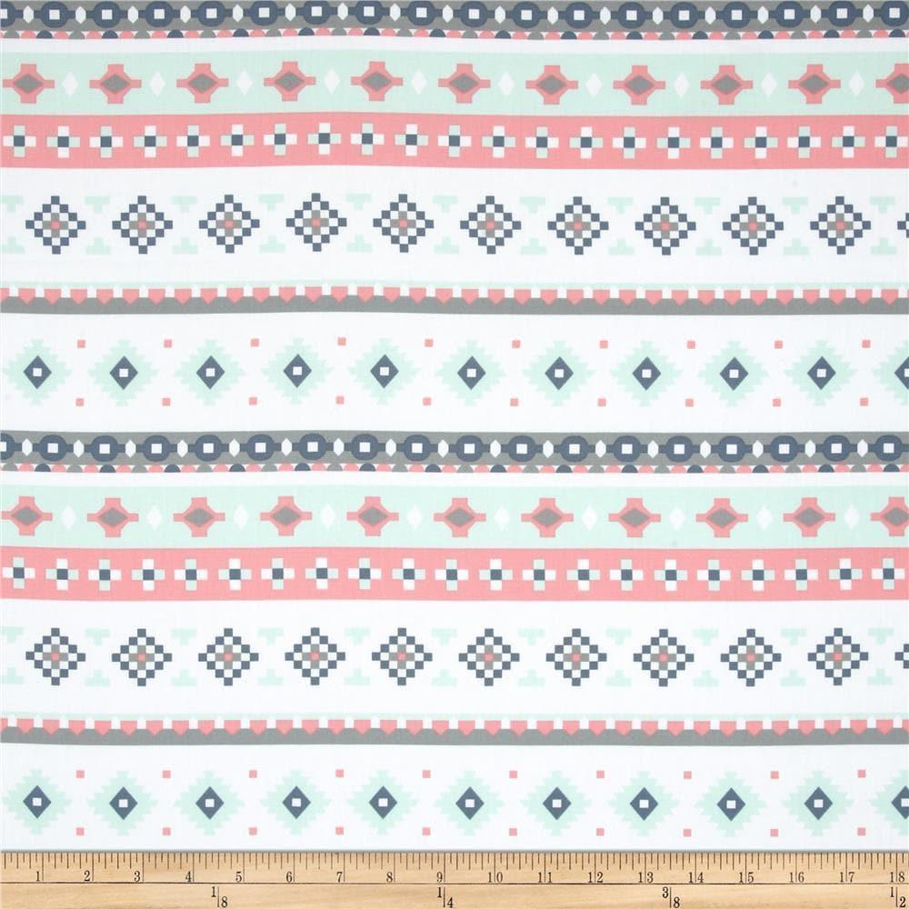 Changing Pad Cover - Aztec Stripe - DBC Baby Bedding Co 