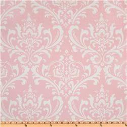 Curtain Panels or Valance - Damask in Blush - DBC Baby Bedding Co 
