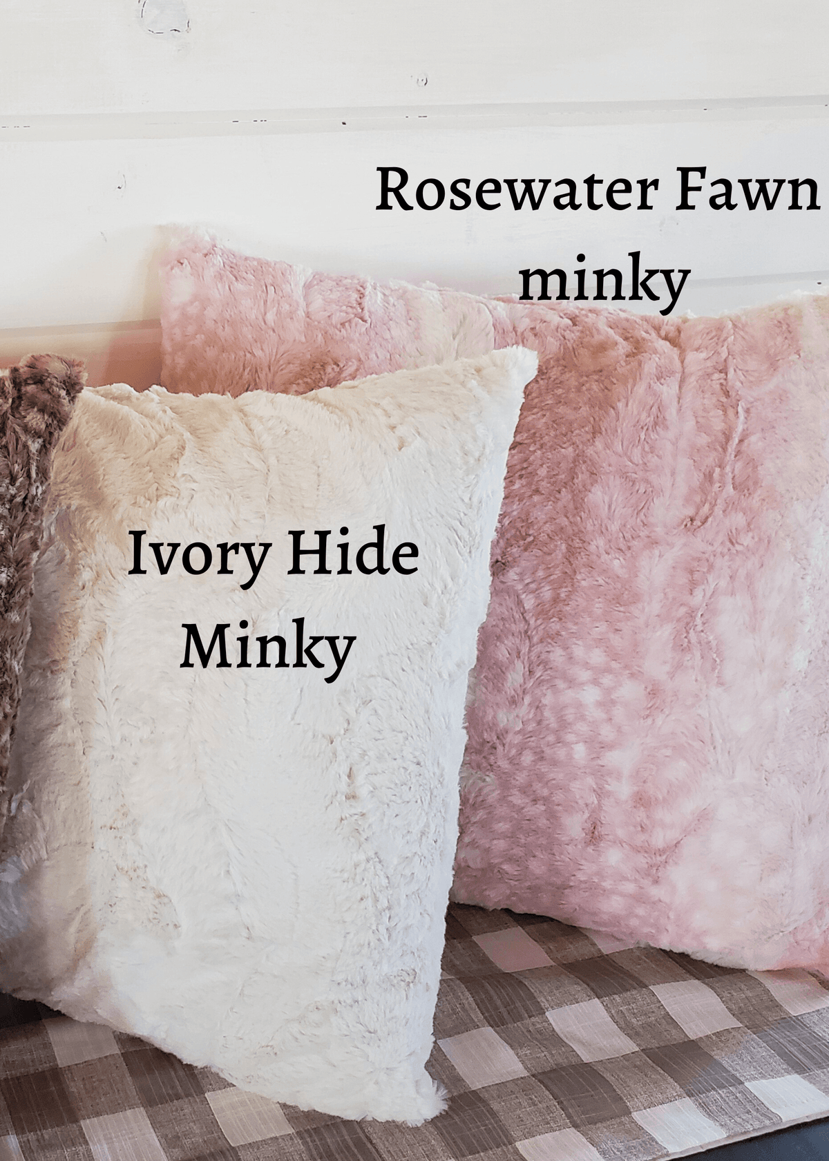 Decorative Pillow Cover - Minky - DBC Baby Bedding Co 
